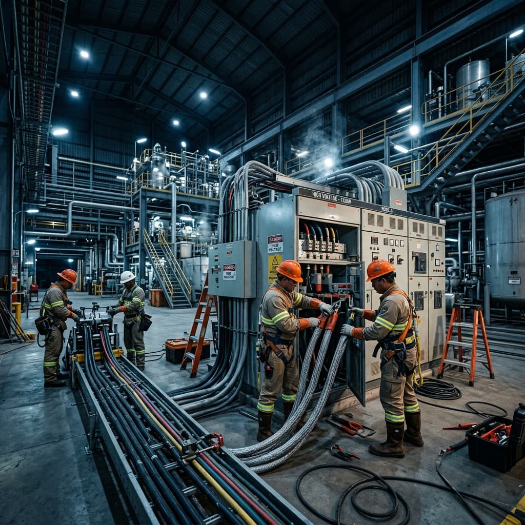 Industrial electrical work